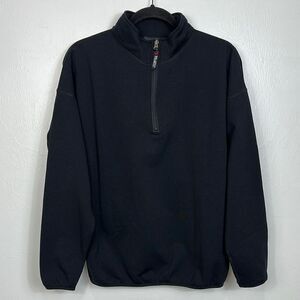 Polartec Vintage Swing West Women’s 1/4 Zip Black Jacket Size 16